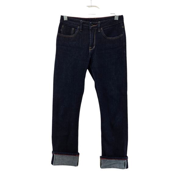 Raleigh Denim x Kate Spade Jeans Womens 26 Dare Straight Leg Mid Rise Dark Wash - Picture 1 of 16